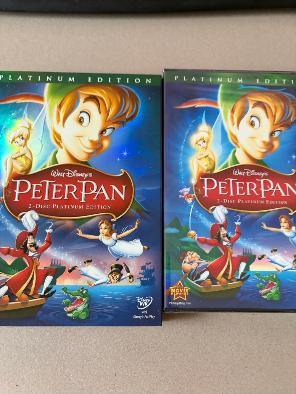 Walt Disney Peter Pan 2-Disc DVD Platinum Edition  NWT